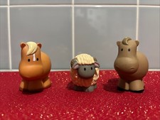 ELC Happyland Farm Animals Bundle. Horses x 2 Figures. Sheep X 1. VGC