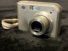 HP PhotoSmart M425 5.0MP Digital Camera Silver TESTED w/ Case