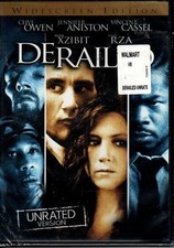 Derailed DVD, 2006, unrated version Clive Owen, Jennifer Aniston, Xzibit, RZA 