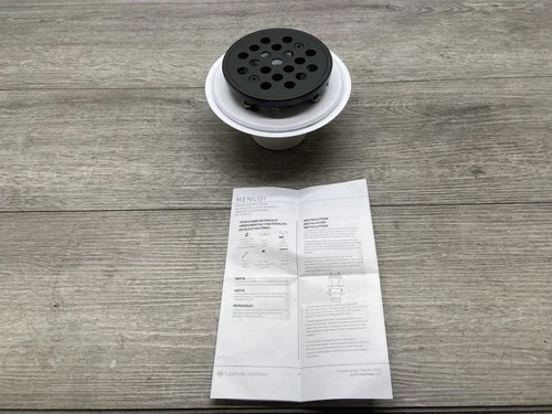 Signature Hardware SH439112MB Menlo Round Shower Drain with Flange - Picture 1 of 3