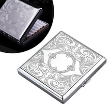 Metal Cigarette Case Box Holds