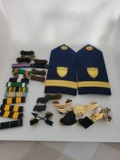 Military Pinback Lapel Pins Coast Gaurd Wings Bar Stripes Mixed Lot