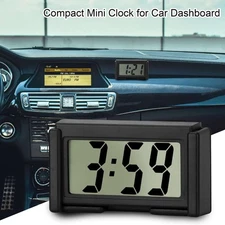 Small Digital Clock, Mini Car Dashboard Clock Battery Operated, Car Truck Dashbo