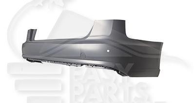 Pare-choc arrière Audi A6 4GC à peindre pour réparer vos radars Packontrol