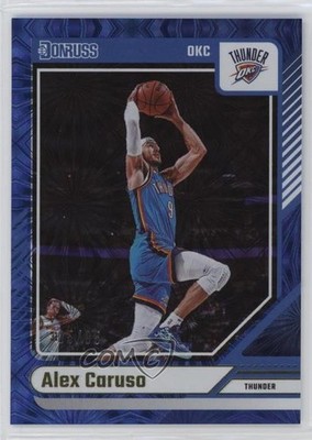 2024-25 Panini Donruss International Blue Fireworks 5/85 Alex Caruso #35 12z3
