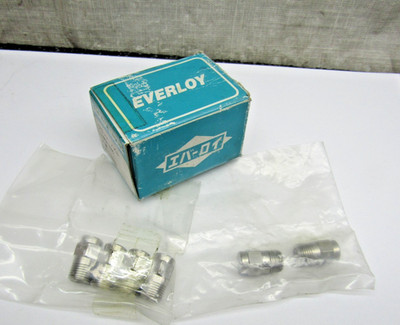(Lot of 6) Everloy 1/8KSH 0295 Stainless Steel Spray Nozzle 1/8'' NPT Male