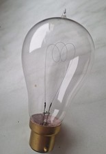 Kohlefadenlampe Glühlampe  Antik Glühbirne  Osram