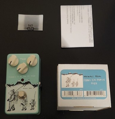 Animals Pedal Fishing Is As Fun As Fuzz V1 Boutique Fuzz  w/Box & More      NEW
