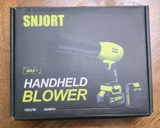 Snjort HandHeld Blower Max Fan High Speed Turbo