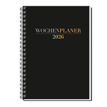 Trötsch Wochenplaner A5 mit Wire-O Schwarz 2026: Ta... | Buch | Zustand sehr gut