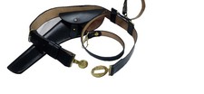 American Civil War Cavalry Officer Leather Saber Sword CS Buckle Belt  Holster