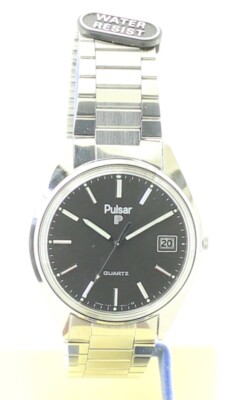 RARE VINTAGE PULSAR Quartz Gents WATCH Y147-8009 Japan - Brand New - NOS