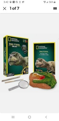 National Geographic Dinosaur Dino Fossil Dig Kit Stem All Ages NEW 851456006128 | eBay