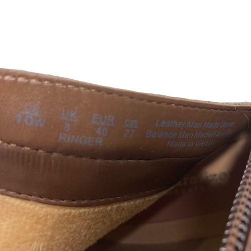 NIB Naturalizer Ringer Leather Round Toe Belted Ankle Boot Brown Size 10W Croc - Picture 8 of 15