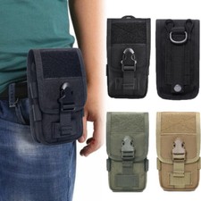 Tactical Phone Pouch Molle Smartphone Holster Holder Carry Case Waist Belt Bag