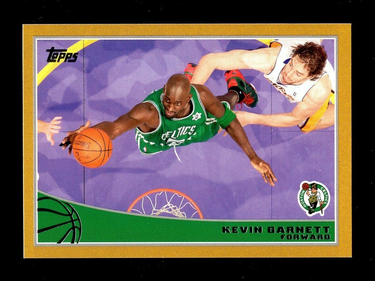 2009-10 TOPPS GOLD #14 KEVIN GARNETT 1633/2009 BOSTON CELTICS