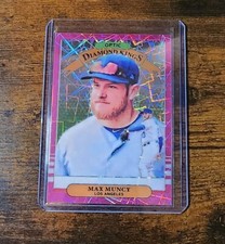 Max Muncy Donruss Optic 2019 Diamond Kings Pink Velocity Prizm /199