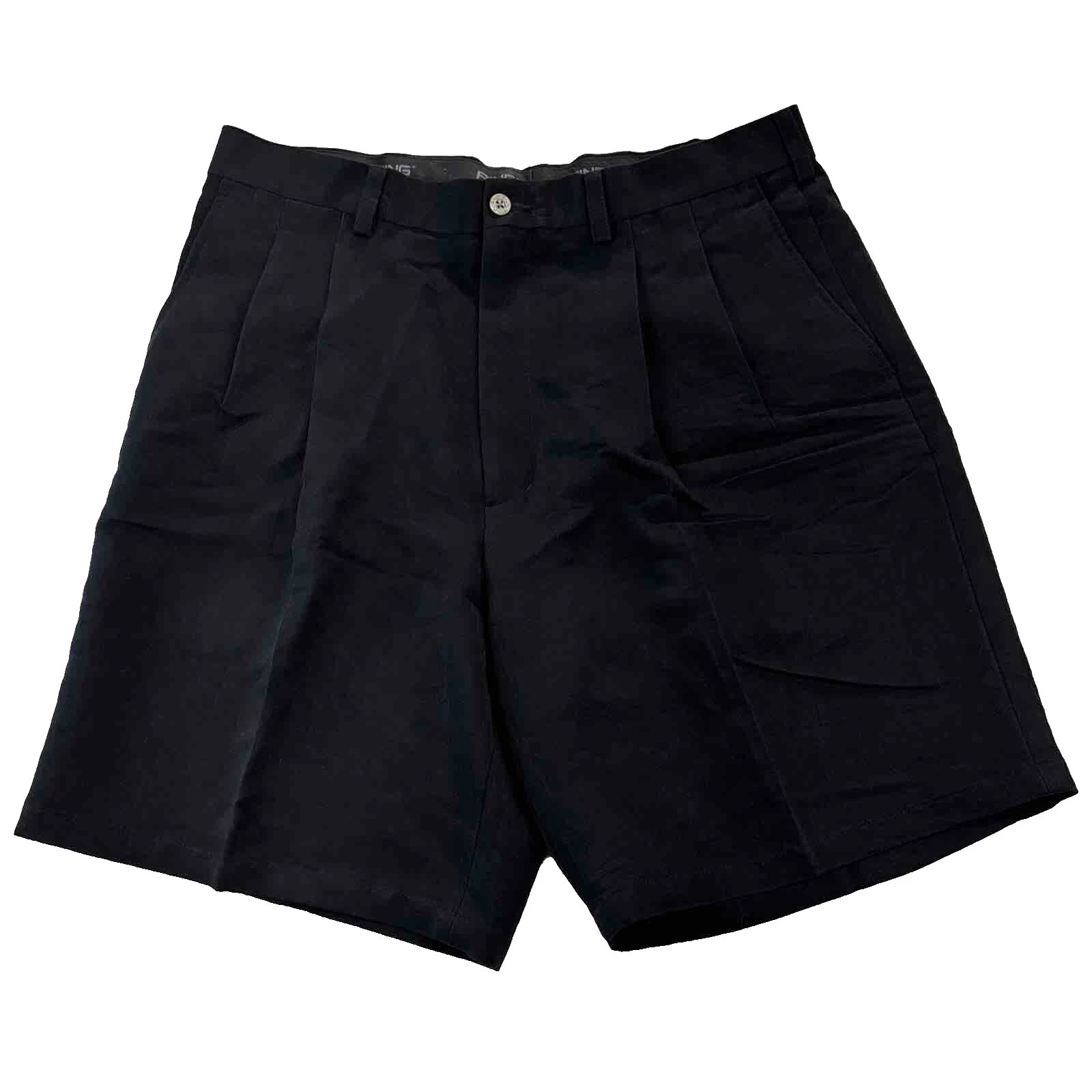 Pantalones cortos de Poliéster Negro Ping para hombres