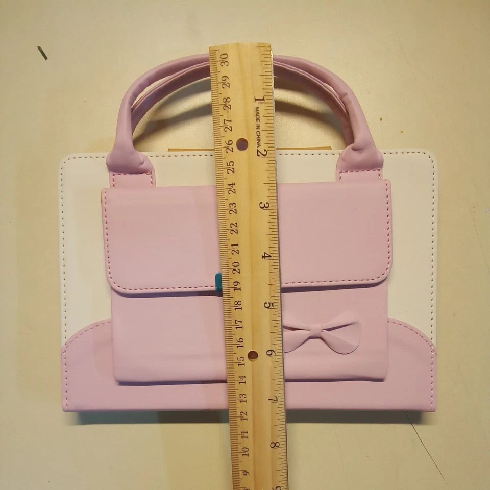 New Purple And White Tablet Holder / Purse - Image 3 of 4