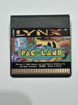 Atari Lynx Pac Land - Game Cartridge Video Game Card