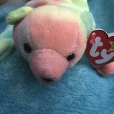 1999 Ty Beanie Baby Sammy The Bear With Tag  Cover Also Tush Tag