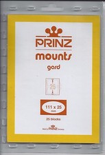 25 Prinz BLACK Mounts 111 x 25 FREE U.S. Shipping w/$60 Order