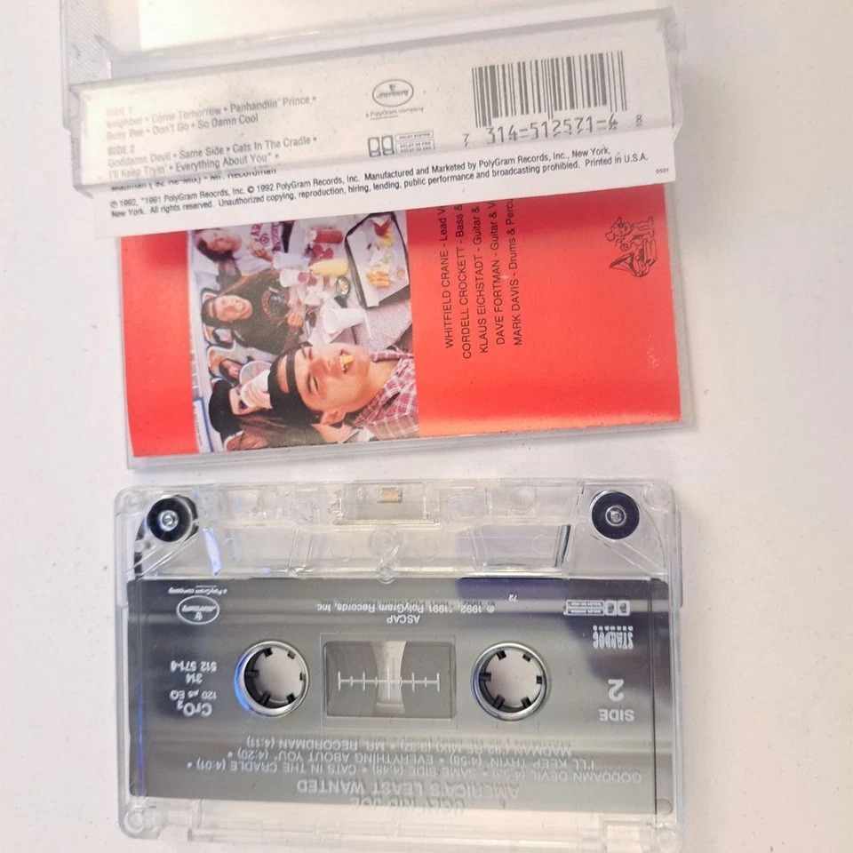 Ugly Kid Joe America's Least Wanted Cassette Tape 90s Rock Music Album Mercury Foto 3 de 4