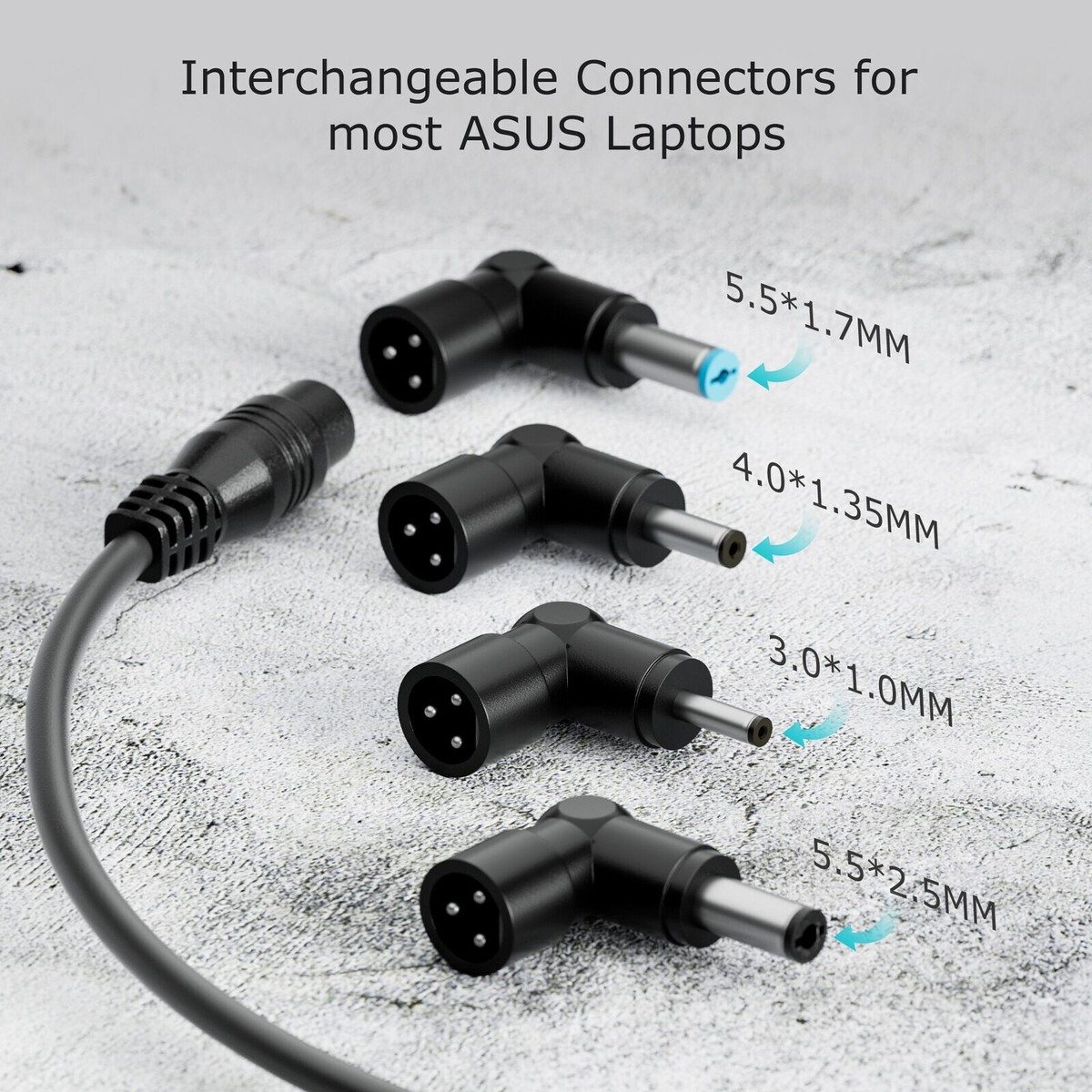 universal laptop charger interchangeable tips ASUS VivoBook