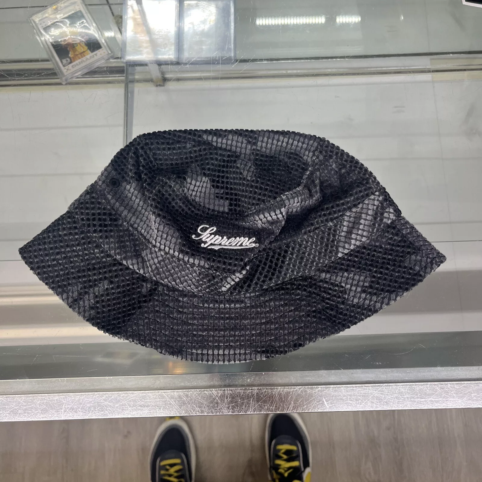 Chapeau/broyeur seau velours grille camouflage suprême taille S/moyen
