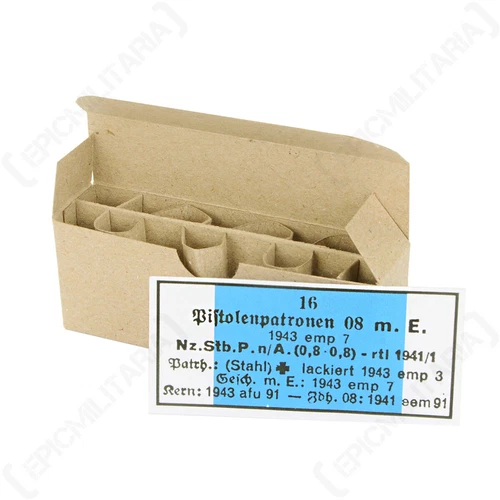 WW2 German 9mm Ammo Box - Military Army Reproduction