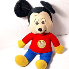 Mickey Mouse Club Vintage 1976 Plush Stuffed Animal Doll Knickerbocker Toy 12