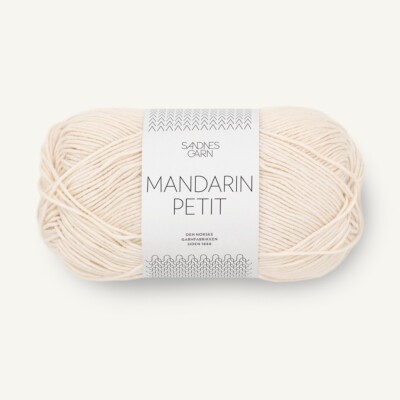 MANDARIN PETIT von SANDNES GARN - NATUR (1012) - 50 g / ca. 180 m Wolle