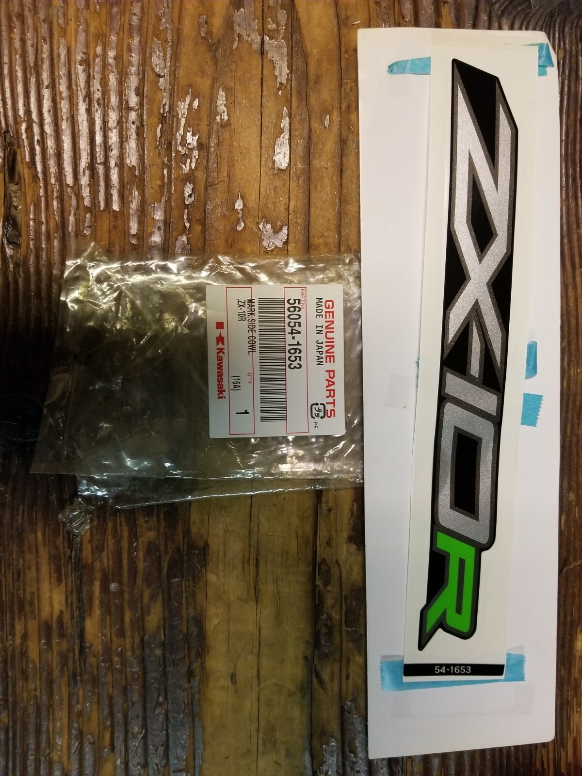 Kawasaki Oem Zx10r Mark Side Cowl 56054-1653 | eBay 