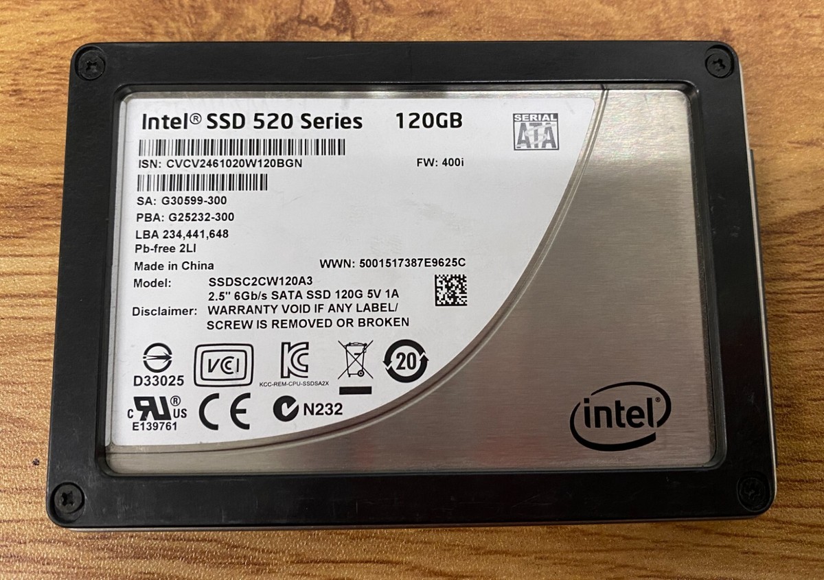INTEL SSD 520 Series 120GB 2.5