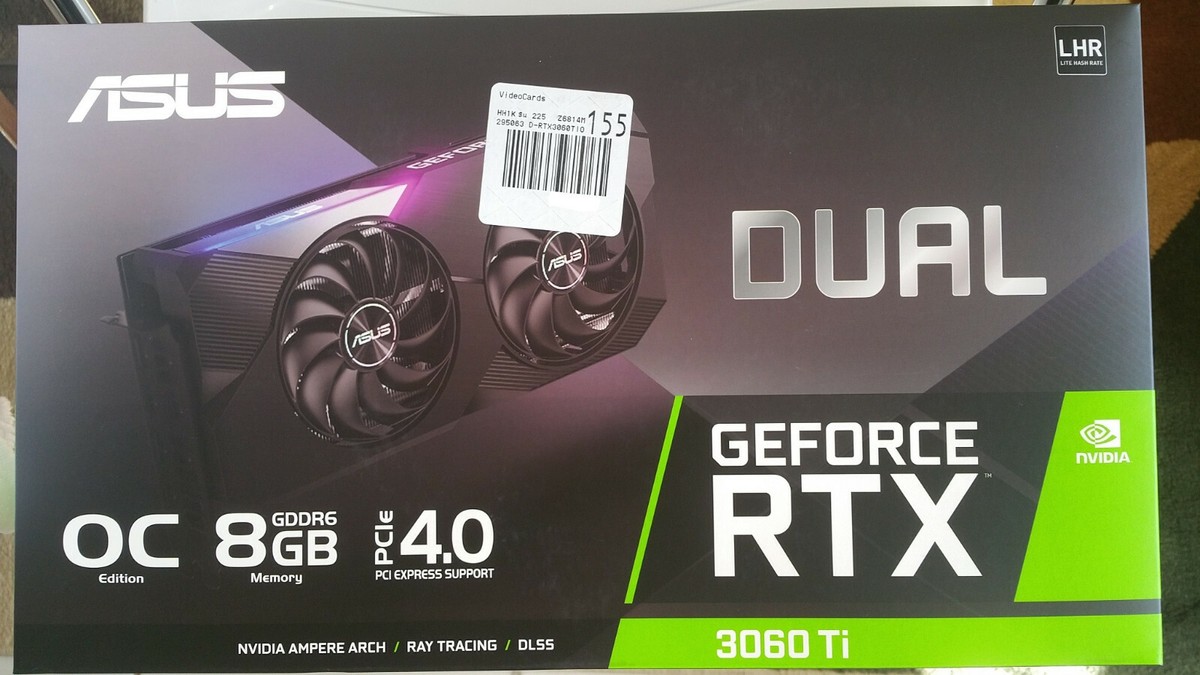 ASUS Dual GeForce RTX 3060 Ti OC 8GB Graphics Card for sale online