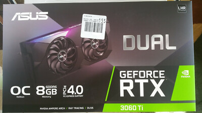 ASUS Dual GeForce RTX 3060 Ti OC 8GB Graphics Card for sale online