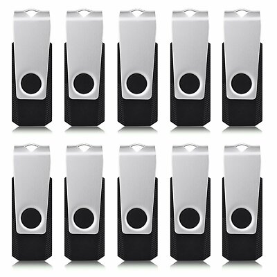 Lot Pack 8GB Swivel USB 2.0 Flash Drive Thumb Pen Drive Rotating Memory Stick