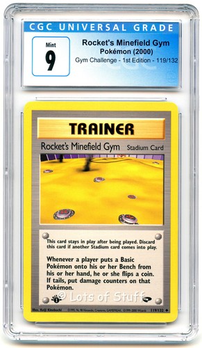 Rocket's Minefield Gym (1st Edition) graded CGC 9 for sale on eBay