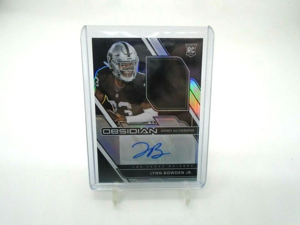 2020 PANINI OBSIDIAN LYNN BOWDEN JR. RPA ROOKIE JERSEY PATCH AUTO /150 - Image 2 of 4