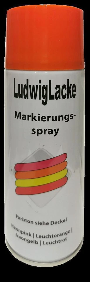LUDWIG LACKE Markierungsspray 400ml Light Red 3 Markierungssprays