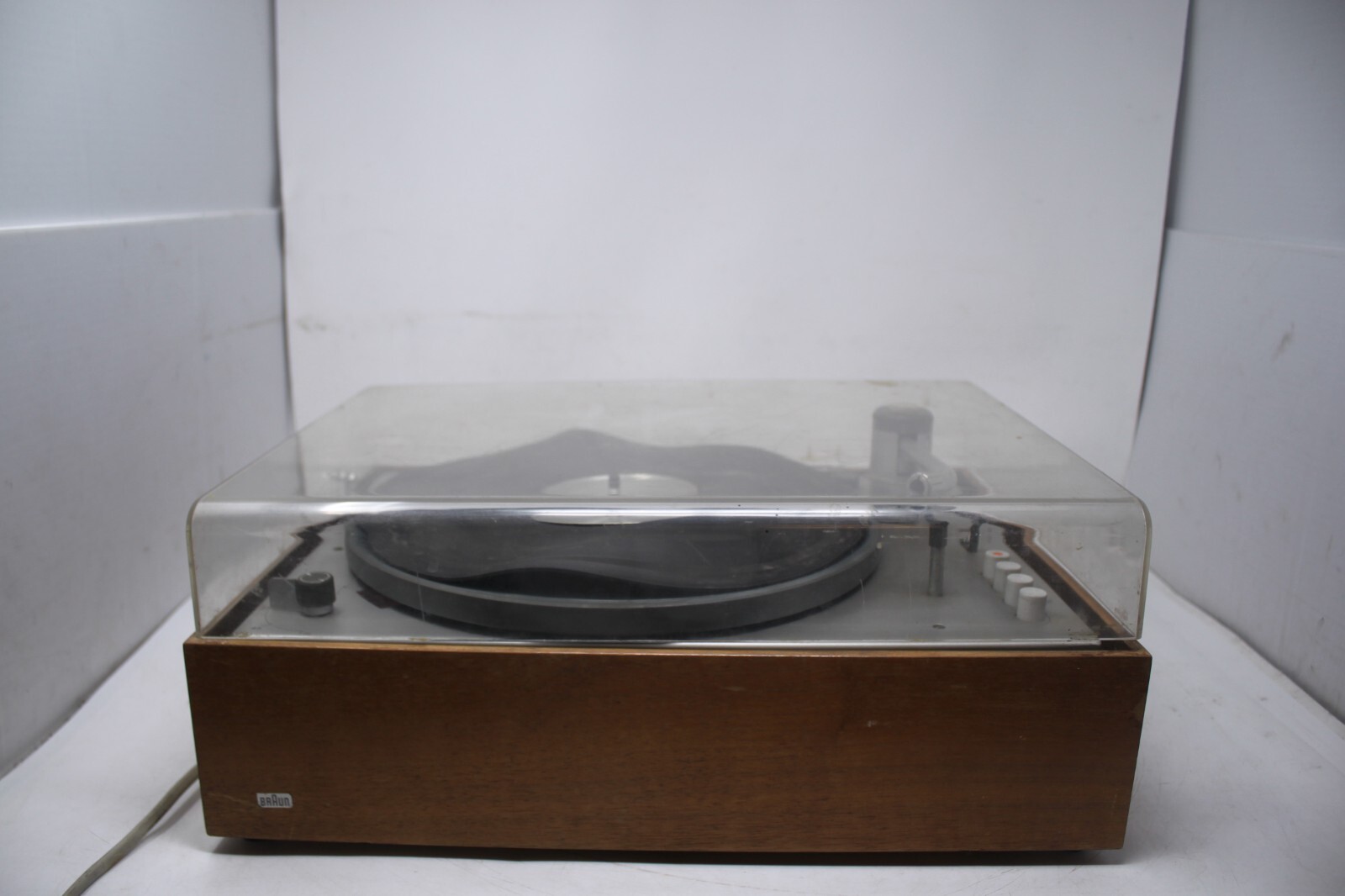 BRAUN PS 600 Plattenspieler Holzzarge - Design Dieter Rams