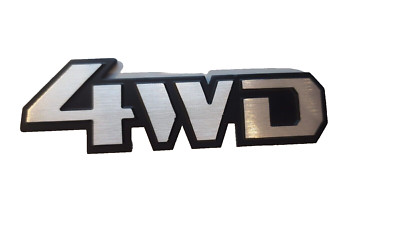 4WD Metal Car Tailgate Trunk Fender Badge Emblem Sticker 4x4 AWD SUV BAGE2382B