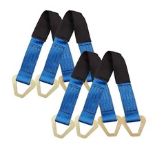 4pk 36 Heavy Duty Blue Axle Straps For Race Car Hauler Trailer Tow Truck Whe