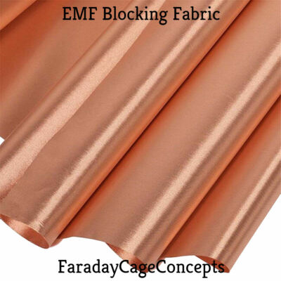 EMF Protection Pure Copper Fabric-Blocking RFID Radiation Singal - Foto 3