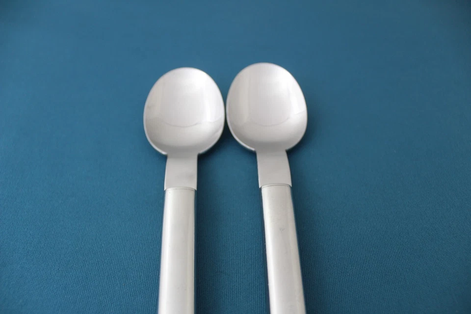 2 cucharaditas cuenco ancho Boda Nova acero ovalado brillante acero inoxidable 6 3/8" Foto 3 de 4