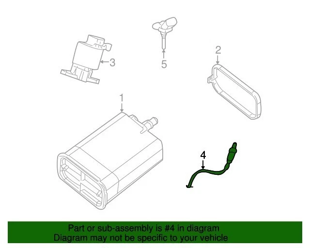 NUEVO SENSOR DE OXÍGENO ACDelco O2 24450850 Saturn L300 2001-2005 LW300 2001-2003 3,0 L Foto 3 de 4