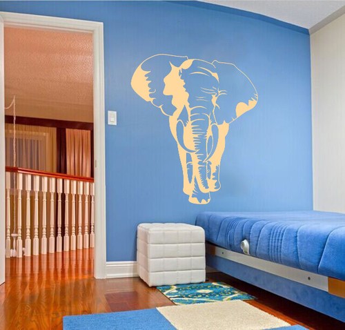 Elephant bed room living room Wall Sticker Art Decal UK RUI66 - Picture 4 of 8