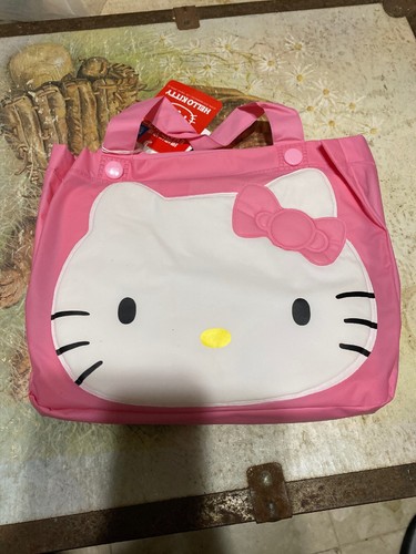 Hello Kitty Long Red & Pink Raincoat Child Size 10 Sanrio Co. LTD - Picture 3 of 6