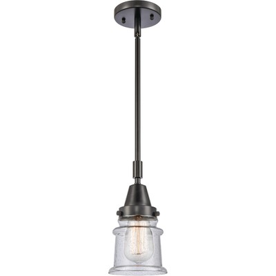 Innovations Lighting 447-1S-BK-G184S-LED Franklin Restoration Small Canton
