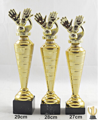 Torwart - Torhüter Trophäe / Pokal 3er set oder einzeln incl. Beschriftung